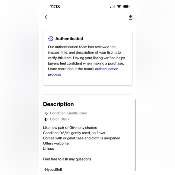 Givenchy SGV373G Sunglasses - Picture 9 of 9